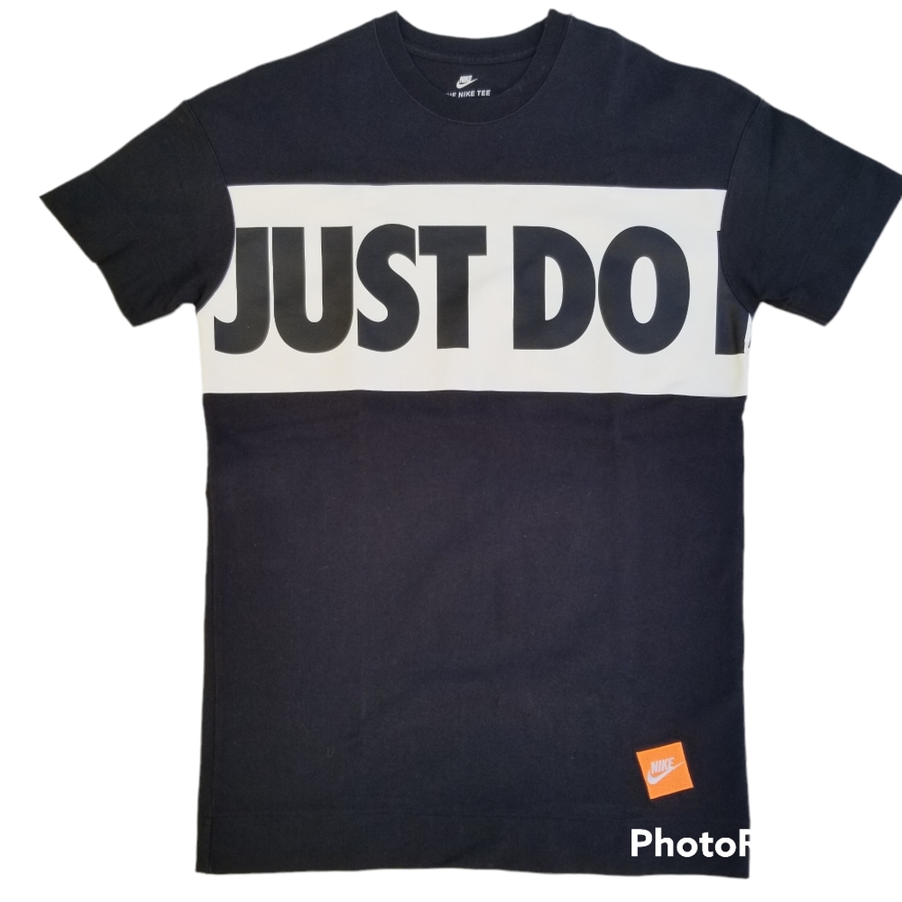 Men's NIKE 'Just Do It' Huge Ink Block Print Size Medium